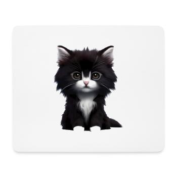 Chat Propriétaire Chat Domestique Chaton - Tapis de souris (format paysage) - blanc - Devant