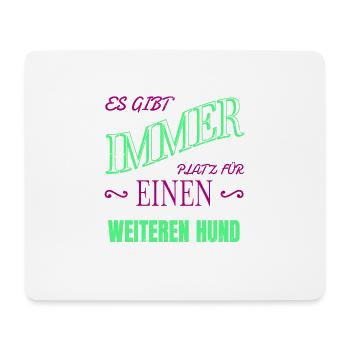 boxer hund haustier hundehalter geschenkidee - Mousepad (Querformat) - Weiß - Vorne