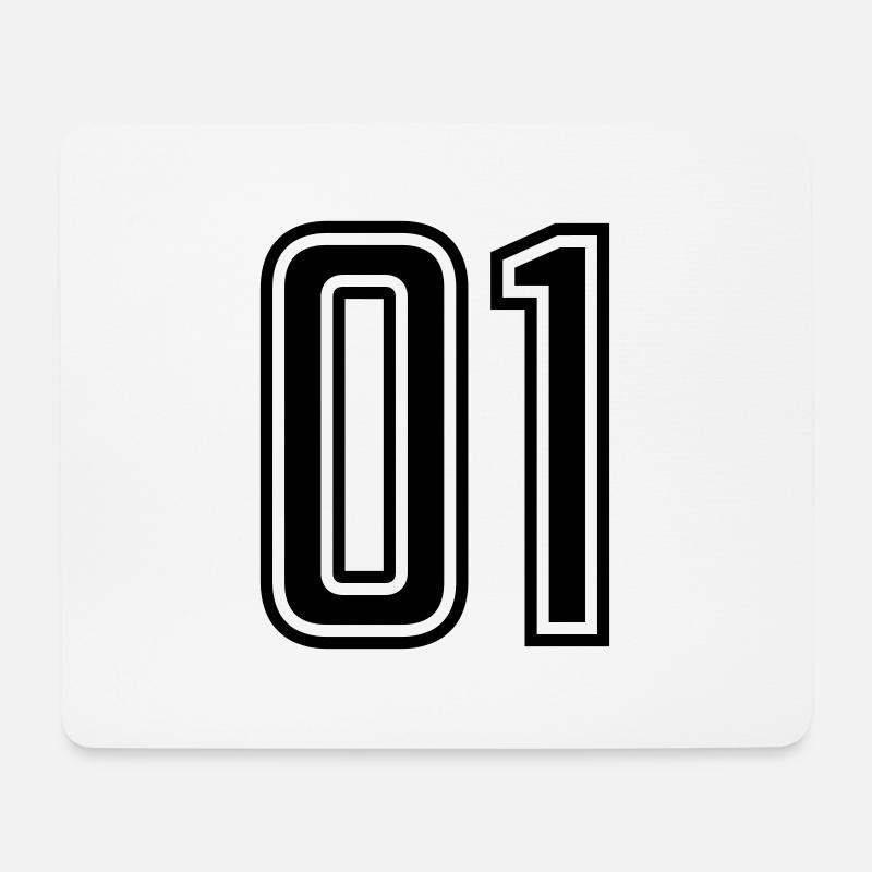 01 - Mousepad (Querformat) - Weiß