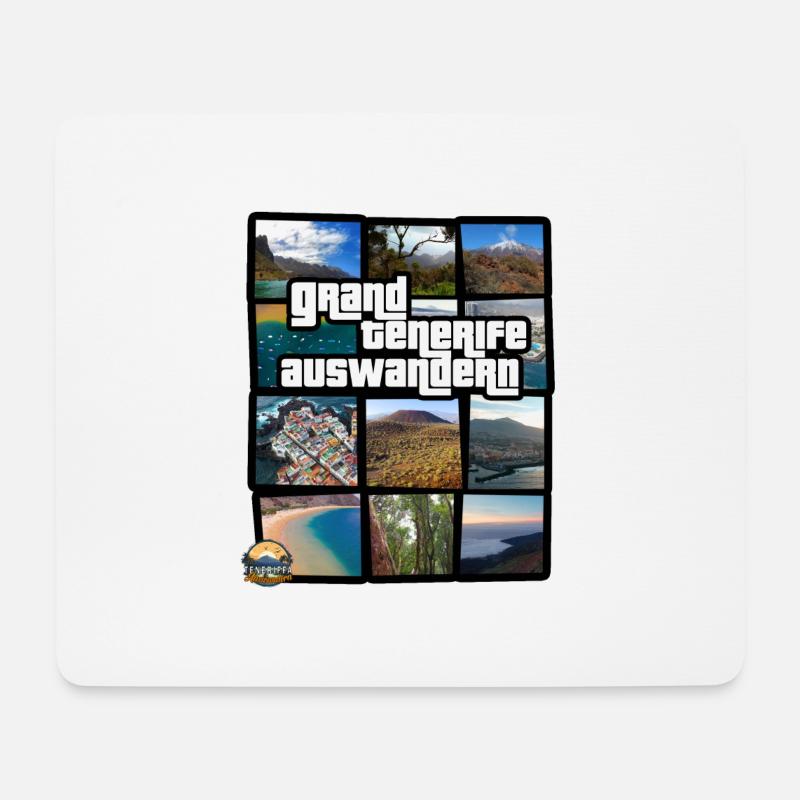Tenerife GTA 3 - Mousepad (Querformat) - Weiß