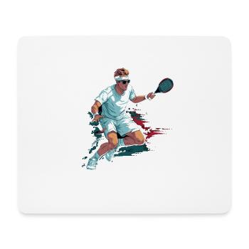 Tennis - Mouse Pad (horizontal) - white - Front