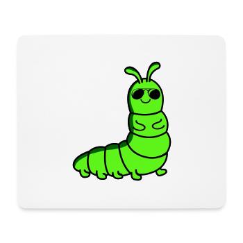 Chenille Cool - Tapis de souris (format paysage) - blanc - Devant