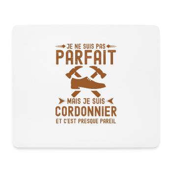 cordonnier - Tapis de souris (format paysage) - blanc - Devant