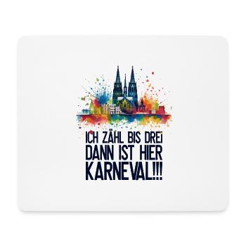 Köln Kölle Karneval Gebützt Kölle Alaaf Jeck Party - Mousepad (Querformat) - Weiß - Vorne