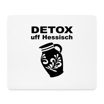 Detox Hessisch Bembel - Mousepad (Querformat) - Weiß - Vorne