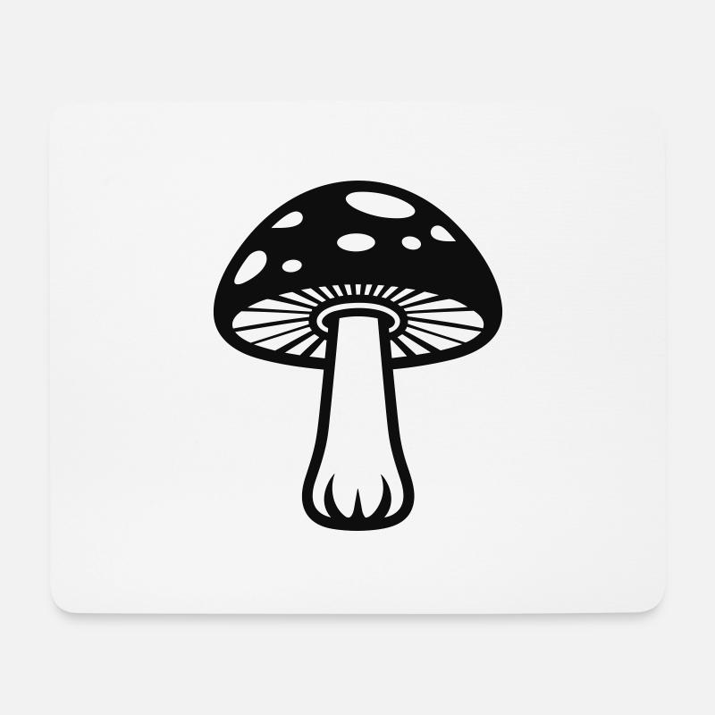 mushroom - Mouse Pad (horizontal) - white
