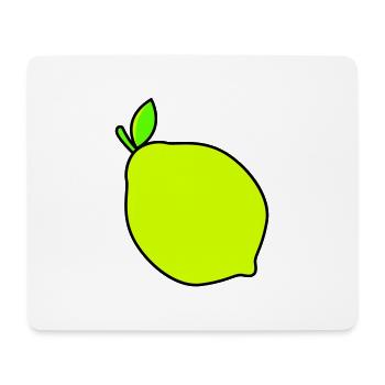 zitrone - Mousepad (Querformat) - Weiß - Vorne