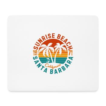Sunrise beach california - Mouse Pad (horizontal) - white - Front
