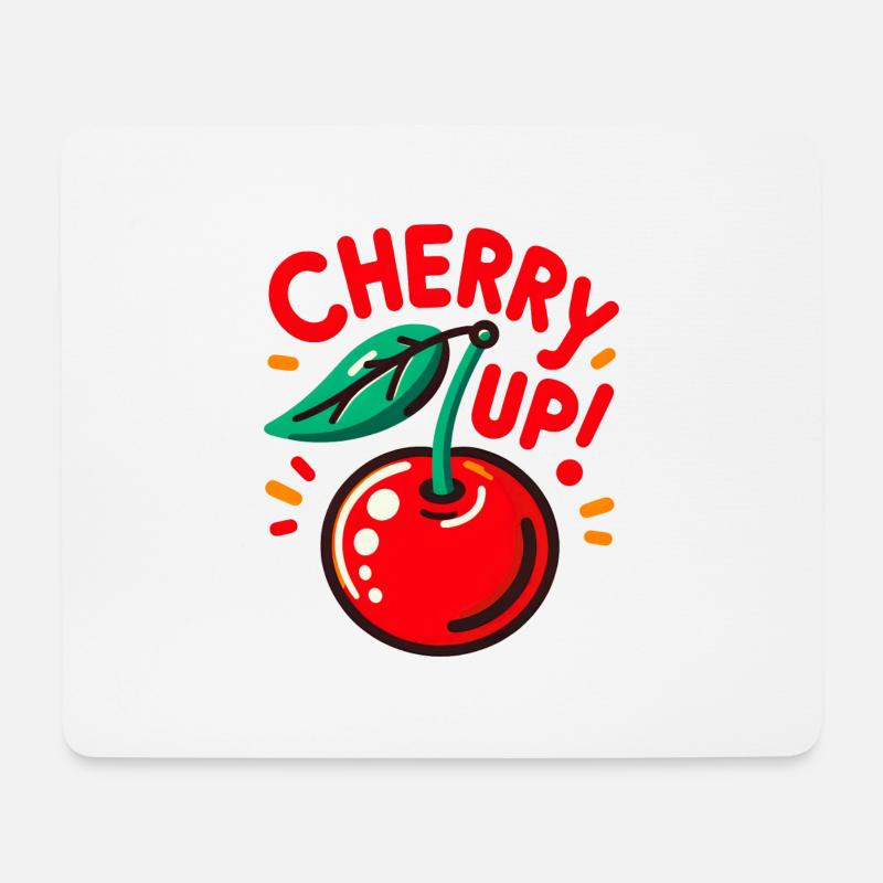 Cherry Up - Mouse Pad (horizontal) - white