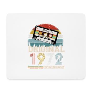 Vintage 1972 52 Year Anniversary Gift - Mouse Pad (horizontal) - white - Front