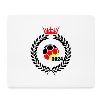 fußball deutschland 2024 - Mousepad (Querformat) - Weiß - Vorne