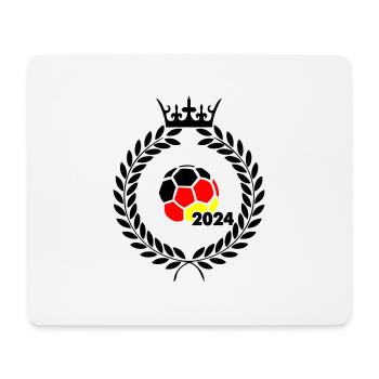 fußball deutschland 2024 - Mousepad (Querformat) - Weiß - Vorne