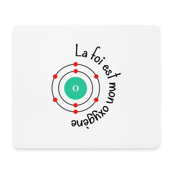 Foi oxygène - Tapis de souris (format paysage) - blanc - Devant