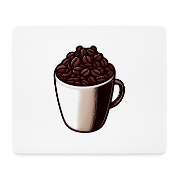 Coffee Tea - Coffee Cup - Tea - Mouse Pad (horizontal) - white - Front