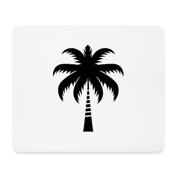 palmiers - Tapis de souris (format paysage) - blanc - Devant