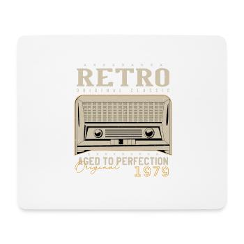 Retro 1979 Birthday Gift 1979 Vintage 1979 - Mouse Pad (horizontal) - white - Front
