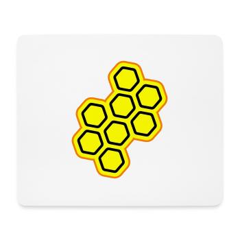 Imker symbol - Mousepad (Querformat) - Weiß - Vorne