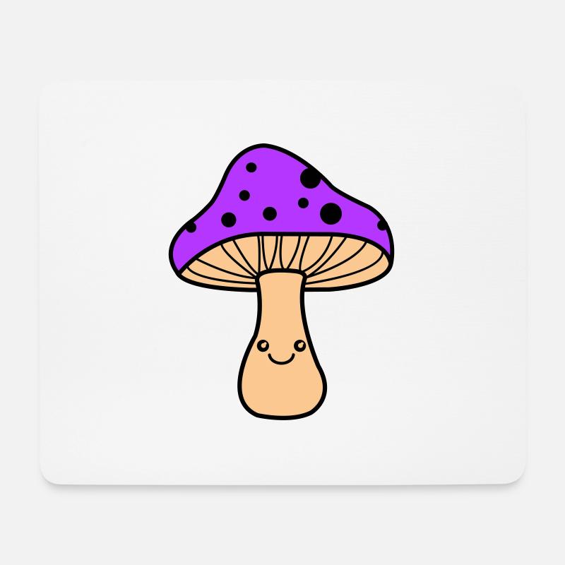 Mushroom Comic - Mouse Pad (horizontal) - white