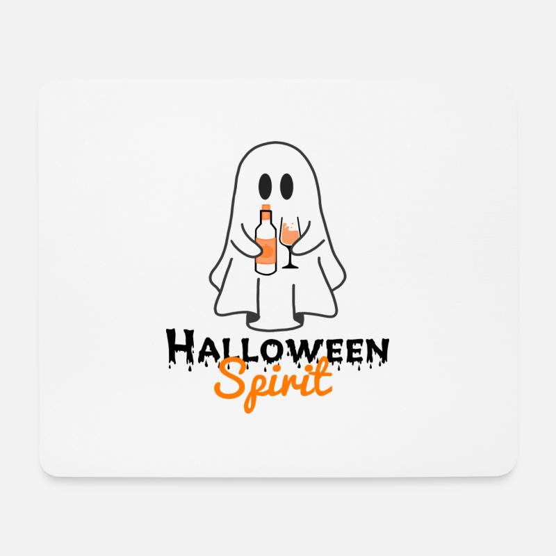 Wein Geist - Mousepad (Querformat) - Weiß