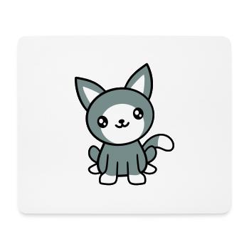 Cat Pet Cute Cute Kitten Friendly - Mouse Pad (horizontal) - white - Front