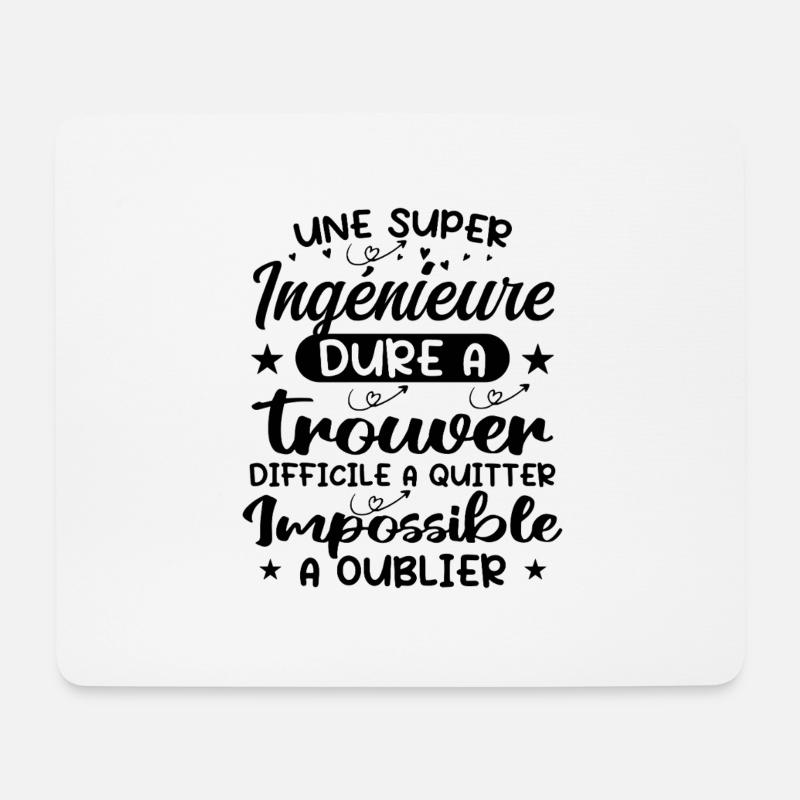 Ein Superingenieur - Ingenieur Geschenk - Mousepad (Querformat) - Weiß