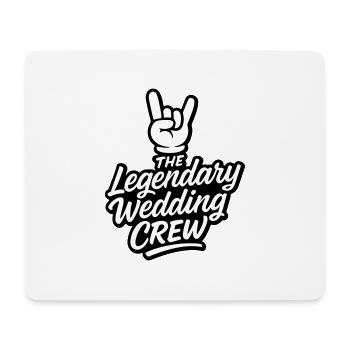 Wedding Crew Wedding Party - Mouse Pad (horizontal) - white - Front
