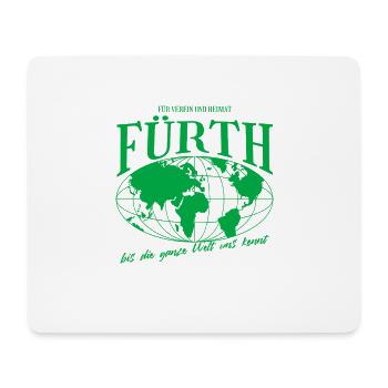 Cadeau de football Fürth Home - Tapis de souris (format paysage) - blanc - Devant