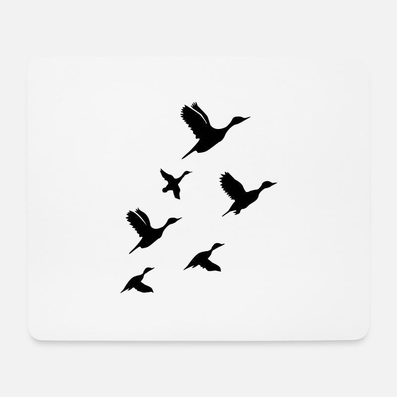 Flying Ducks - Mouse Pad (horizontal) - white