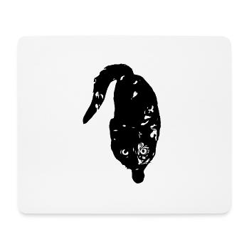Coco-chat - Tapis de souris (format paysage) - blanc - Devant
