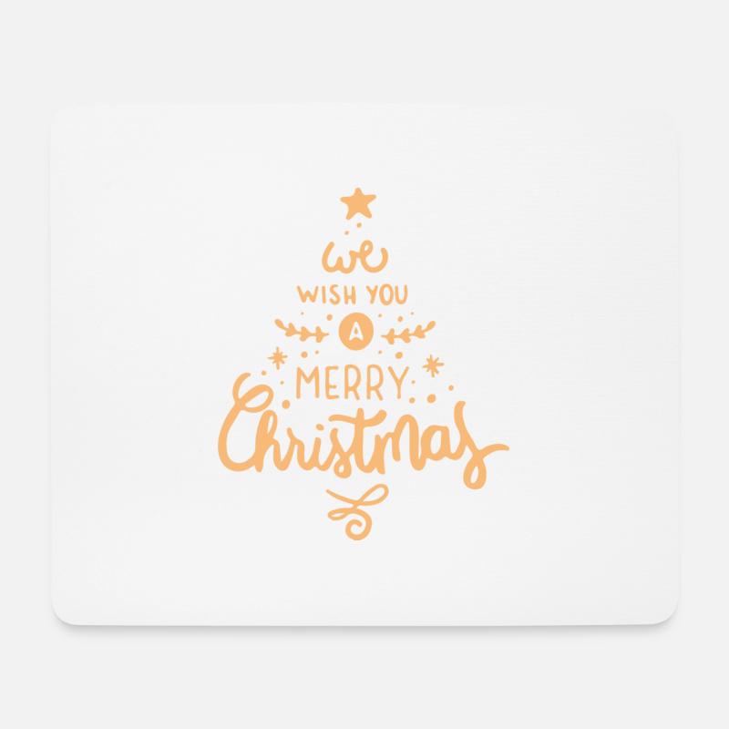 merry Christmas 16 - Mousepad (Querformat) - Weiß