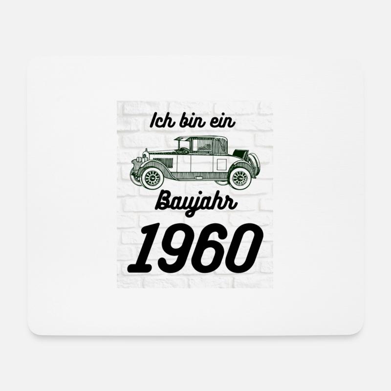 Oldtimer - Mousepad (Querformat) - Weiß