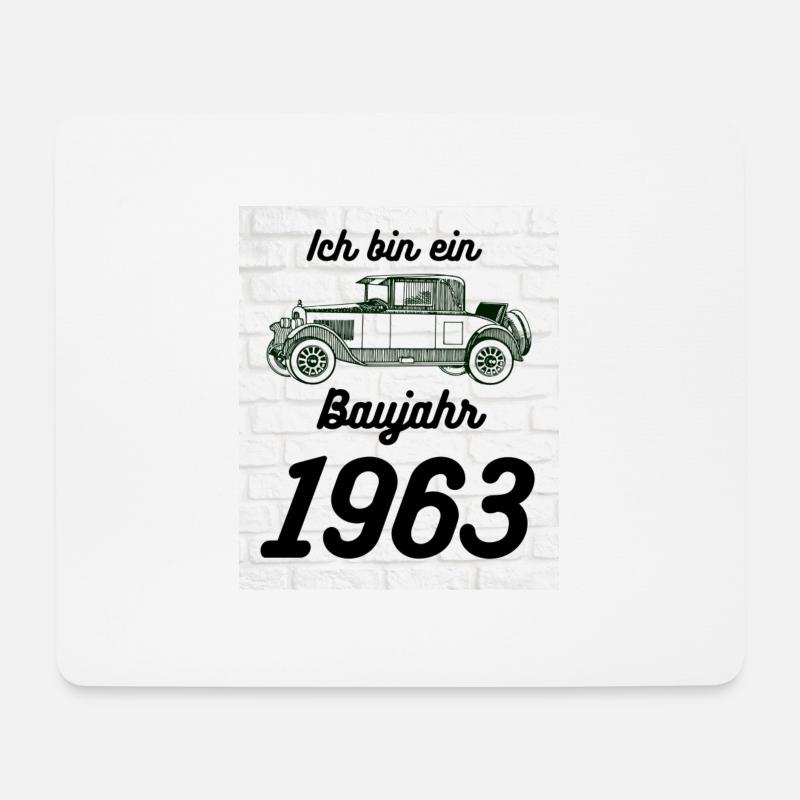 Oldtimer 1963 - Mousepad (Querformat) - Weiß