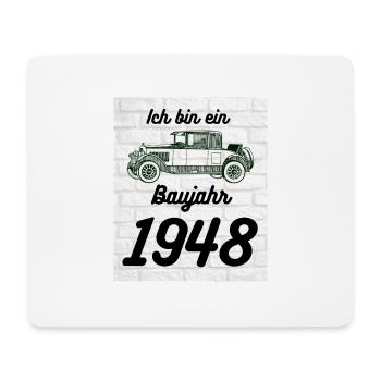 Oldtimer 1948 - Mousepad (Querformat) - Weiß - Vorne