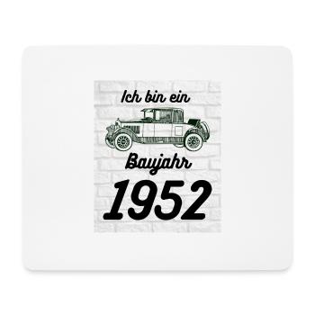 Oldtimer 1952 - Mousepad (Querformat) - Weiß - Vorne