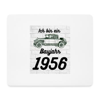Oldtimer 1956 - Mousepad (Querformat) - Weiß - Vorne