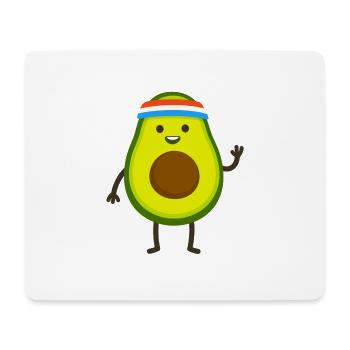 avocat - Tapis de souris (format paysage) - blanc - Devant