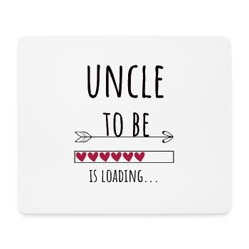 Uncle to bebecoming uncle announcement gift - Mouse Pad (horizontal) - white - Front