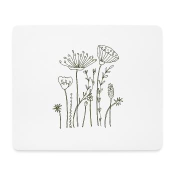 Dried flowers - Mouse Pad (horizontal) - white - Front