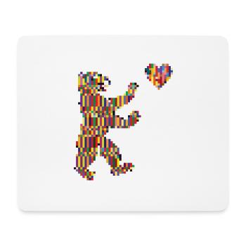 Berlin Valentine's Heart - Mouse Pad (horizontal) - white - Front