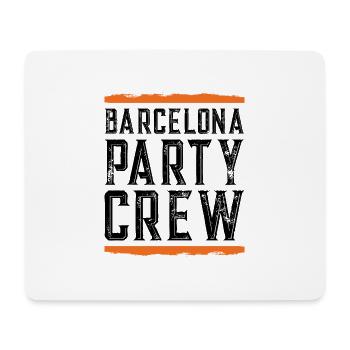 Équipe de fête à Barcelone - Tapis de souris (format paysage) - blanc - Devant