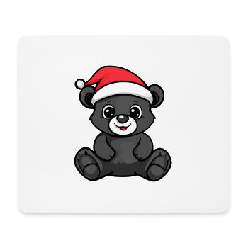 Bear Christmas Cute - Mouse Pad (horizontal) - white - Front