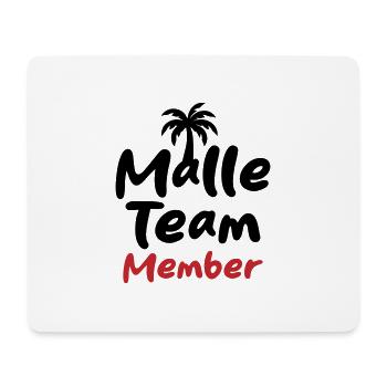 Malle Team Member Mallorca - Mouse Pad (horizontal) - white - Front