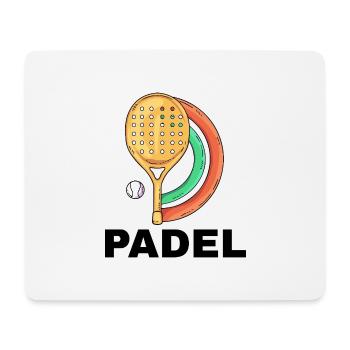 I can't I have padel - Mouse Pad (horizontal) - white - Front