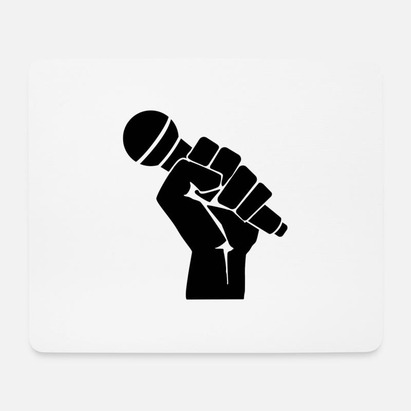Fight for Music Freedom Rap - Mousepad (Querformat) - Weiß
