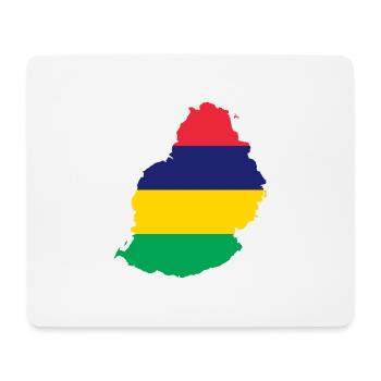 Mauritius - Mouse Pad (horizontal) - white - Front