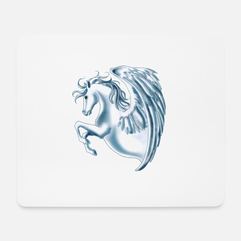 Pegasus (Remade) - Mousepad (Querformat) - Weiß