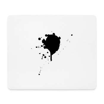 Éclaboussures de couleur - Tapis de souris (format paysage) - blanc - Devant