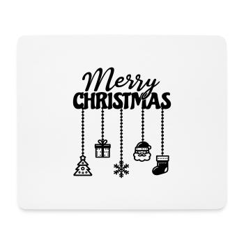 Christmas hanging décor - Mouse Pad (horizontal) - white - Front