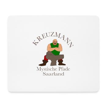 Mystische Pfade: Beim Riesen Kreuzmann am Stiefel - Mousepad (Querformat) - Weiß - Vorne
