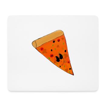 Kawaii Pizza Aufdruck | Original von. MMJ49 - Mousepad (Querformat) - Weiß - Vorne